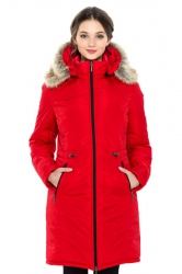 Зимняя слингопарка-пальто 3 в 1, Красная